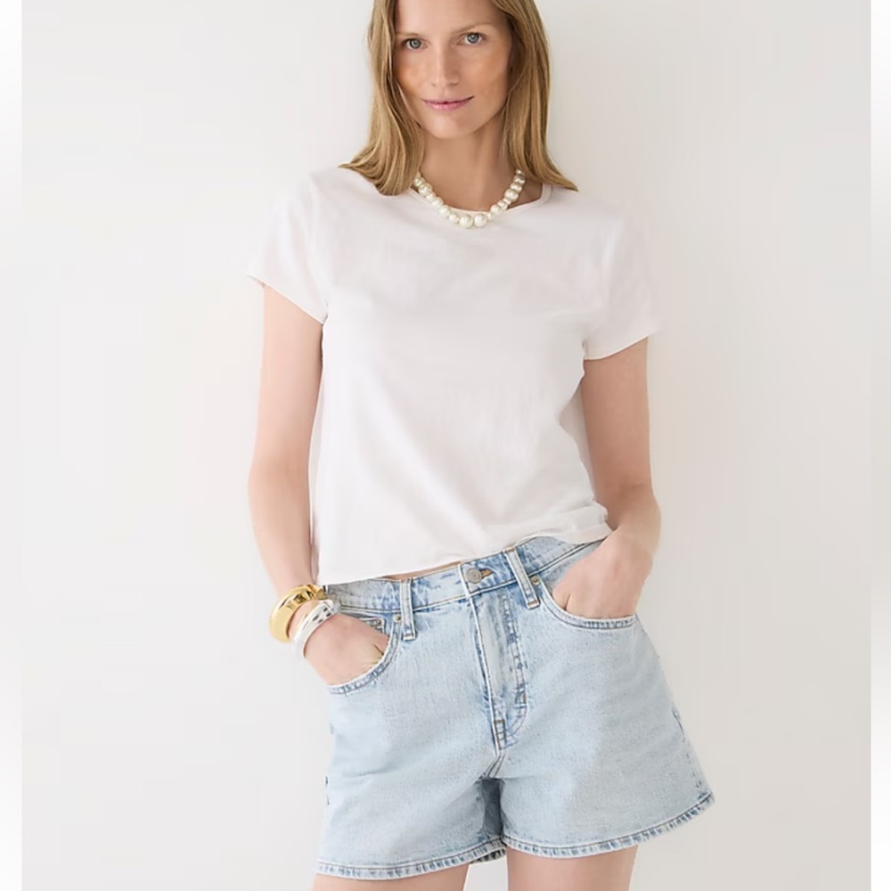 NWT J Crew High Rise Denim Shorts